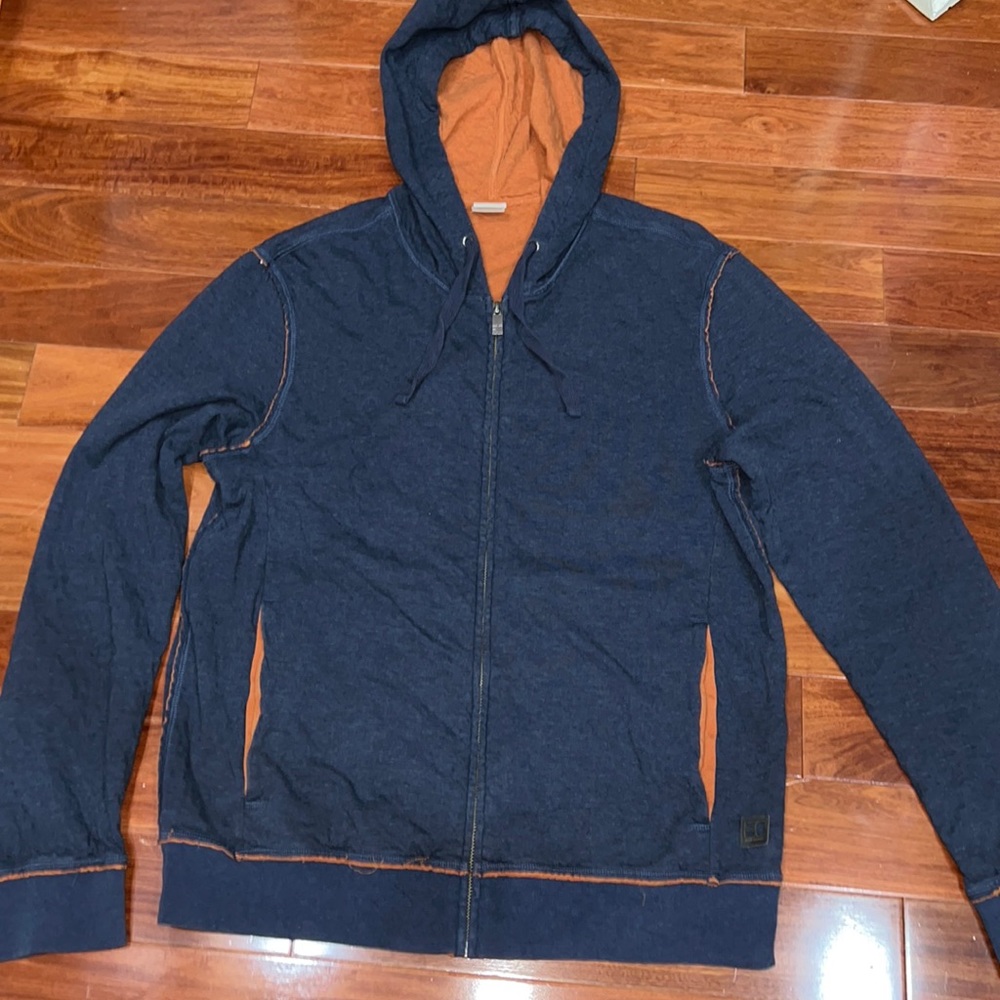 Hugo boss zip up hoodie size L